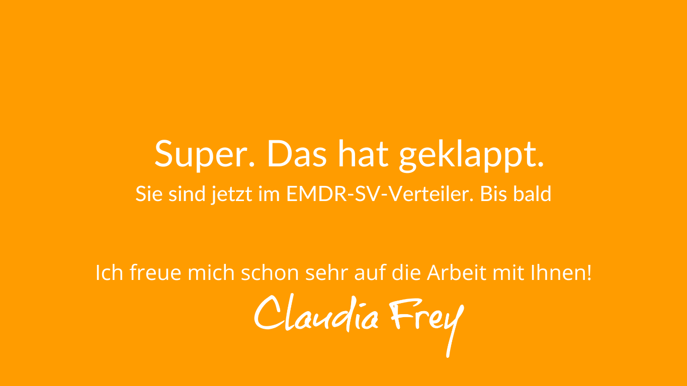 Danke EMDR SV Verteiler Claudia Frey